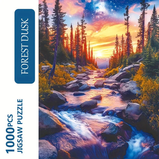 A3 Forest Dusk Jigsaw Puzzle 1000 pieces