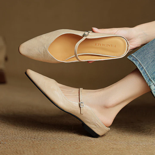 Vivian Leather Mules