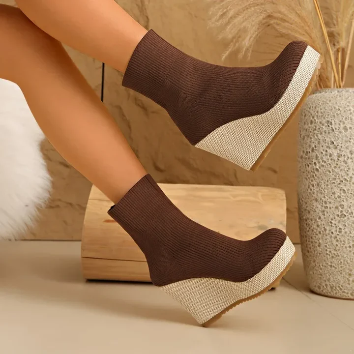 Keira Wedge Boots