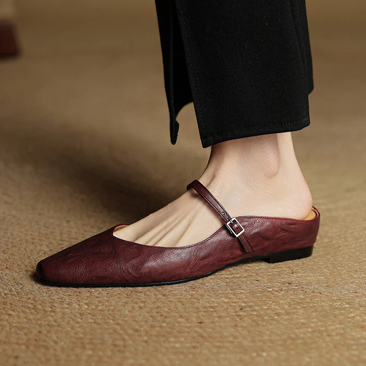 Vivian Leather Mules