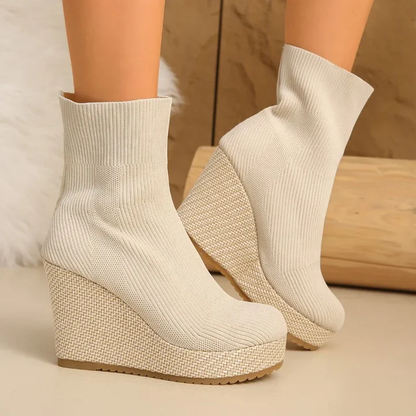 Keira Wedge Boots