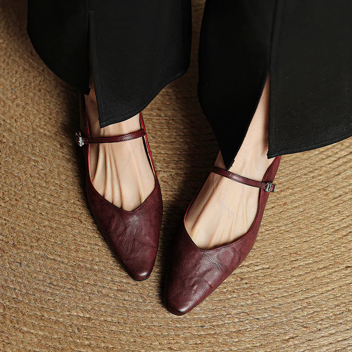 Vivian Leather Mules