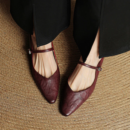 Vivian Leather Mules
