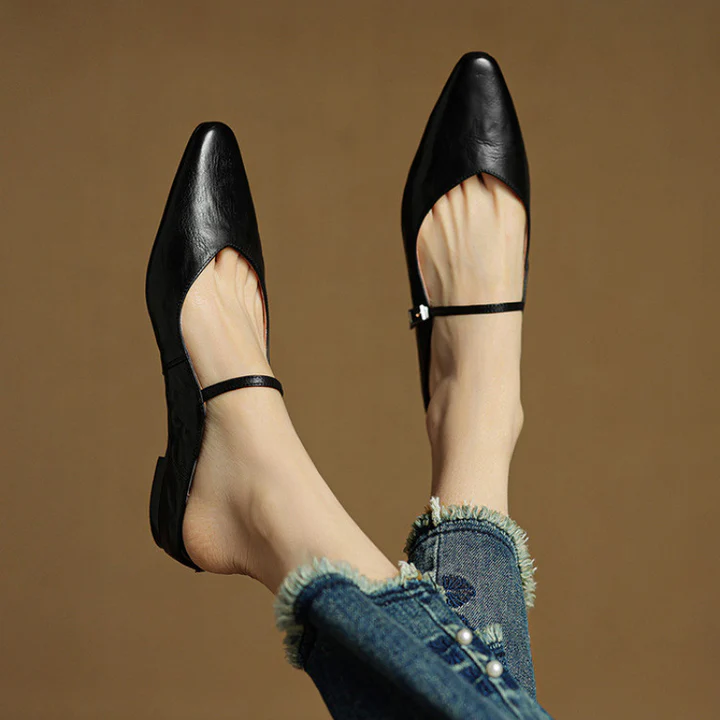 Vivian Leather Mules