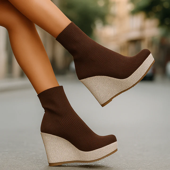 Keira Wedge Boots