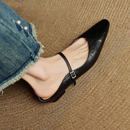 Vivian Leather Mules