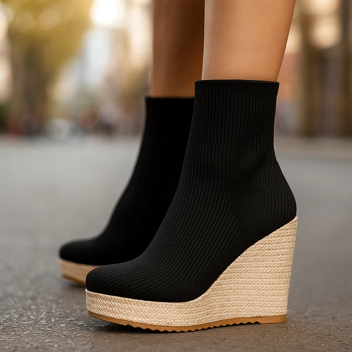 Keira Wedge Boots