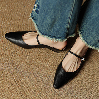 Vivian Leather Mules