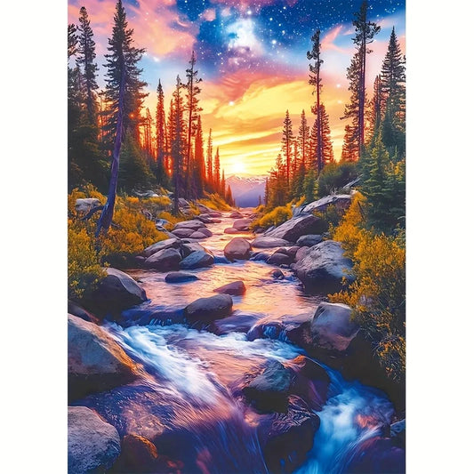 A3 Forest Dusk Jigsaw Puzzle 1000 pieces