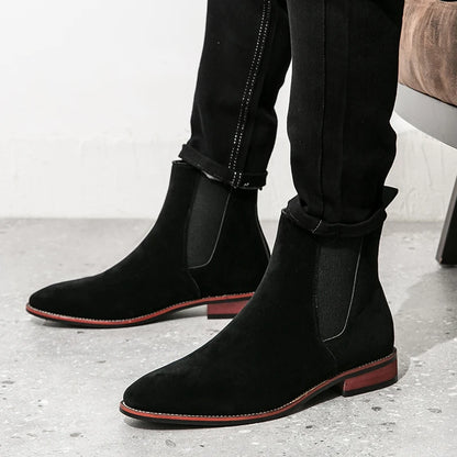 Classic Suede Chelsea Boots