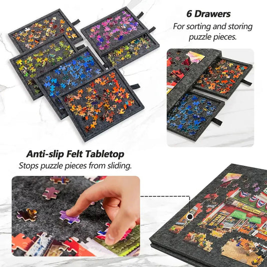 PuzzlePort – 2-in-1 Portable Puzzle Board