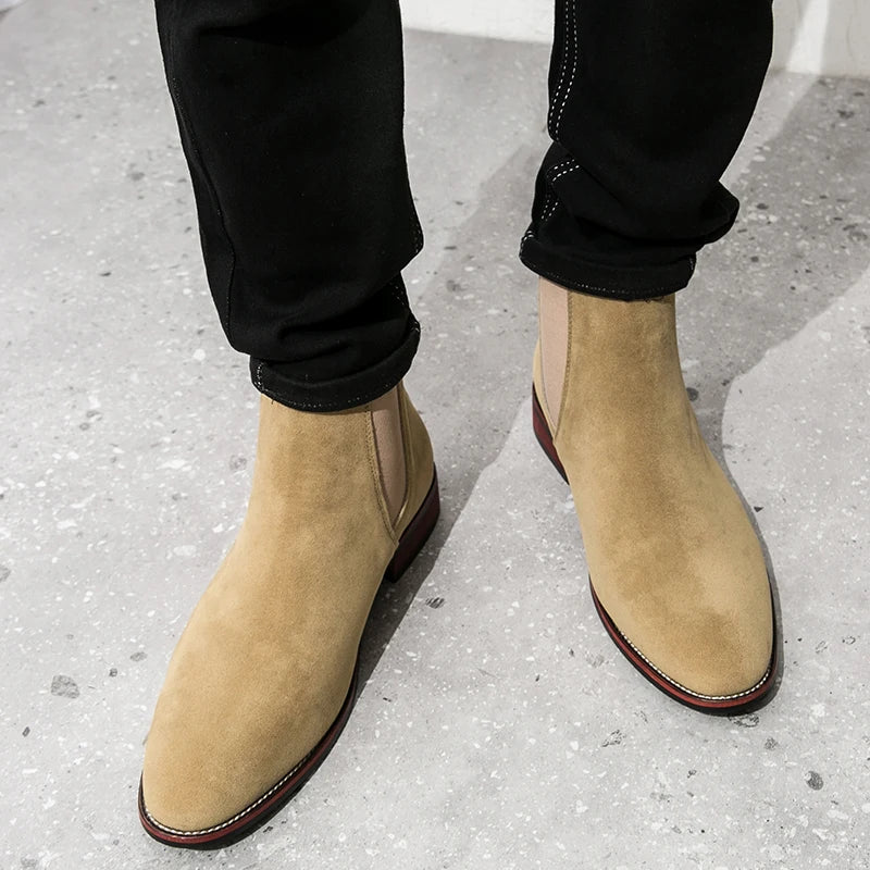 Classic Suede Chelsea Boots