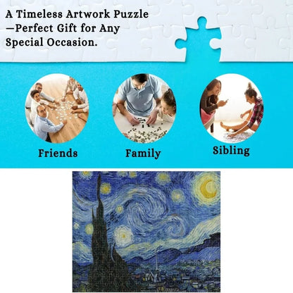 Vincent van Gogh's Starry Night 1000-Piece Jigsaw Puzzle