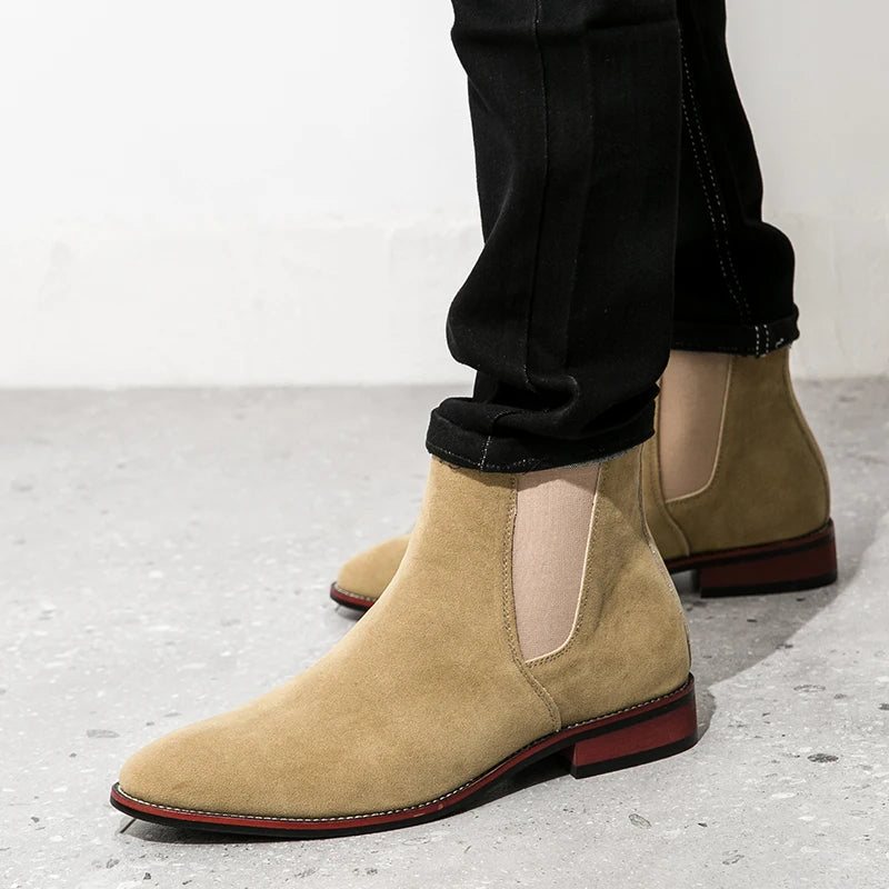 Classic Suede Chelsea Boots
