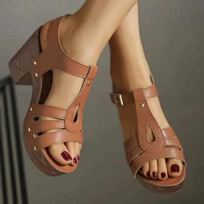 Estelle Retro T-Strap Heel