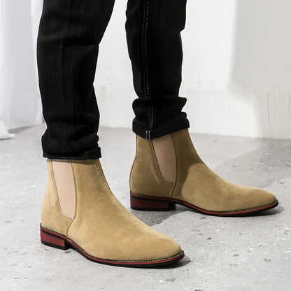 Classic Suede Chelsea Boots
