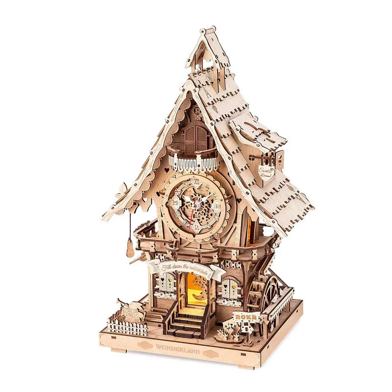 Cuckoo Clock Kit – 3D Wooden DIY Puzzle