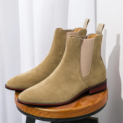 Classic Suede Chelsea Boots