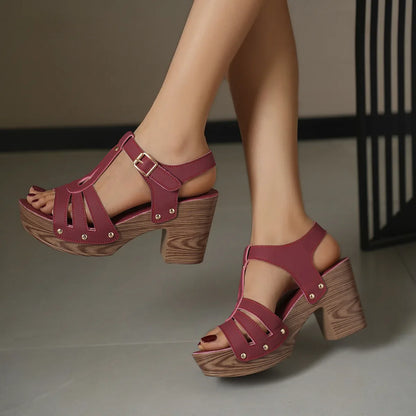 Estelle Retro T-Strap Heel