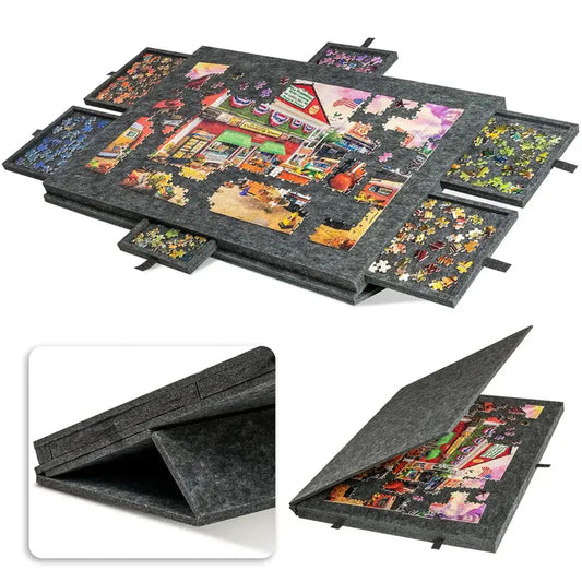 PuzzlePort – 2-in-1 Portable Puzzle Board