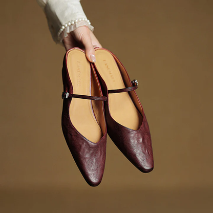 Vivian Leather Mules