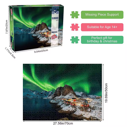 Northern Lights - 1000 Pieces Jigsaw Puzzle