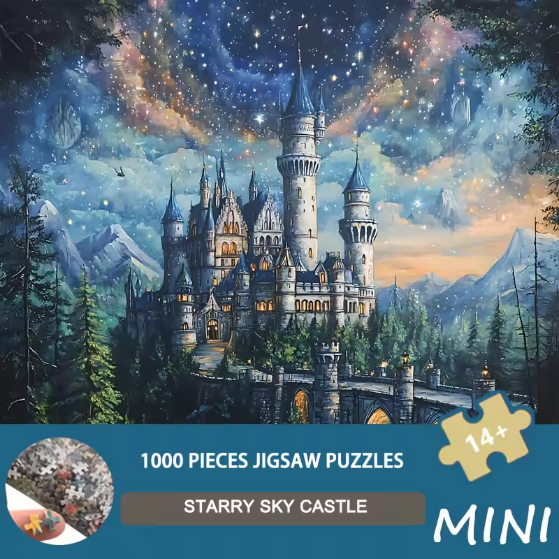Micro Starry Sky Castle - 1000-Piece Jigsaw Puzzle