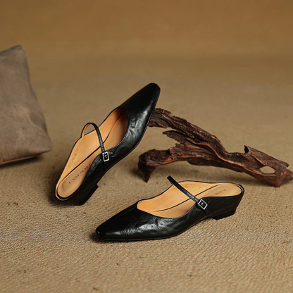 Vivian Leather Mules