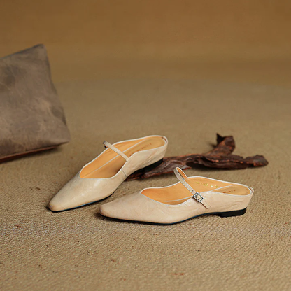 Vivian Leather Mules